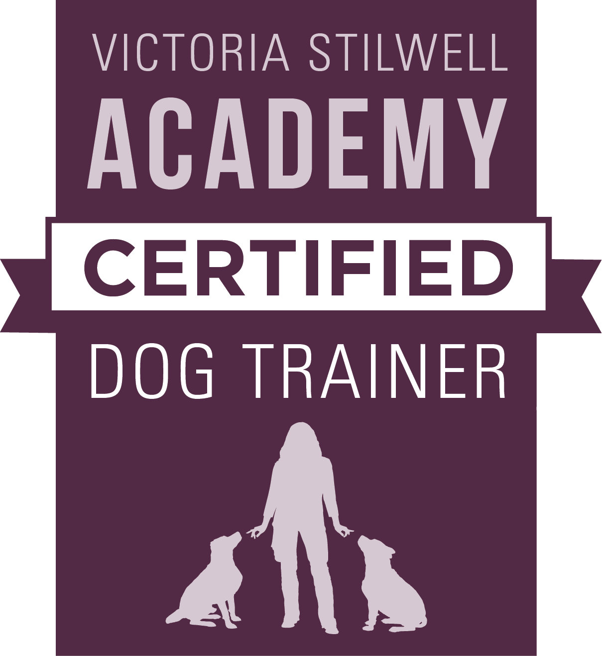 Victoria Stilwell Academy Certified Dog Trainer Badge